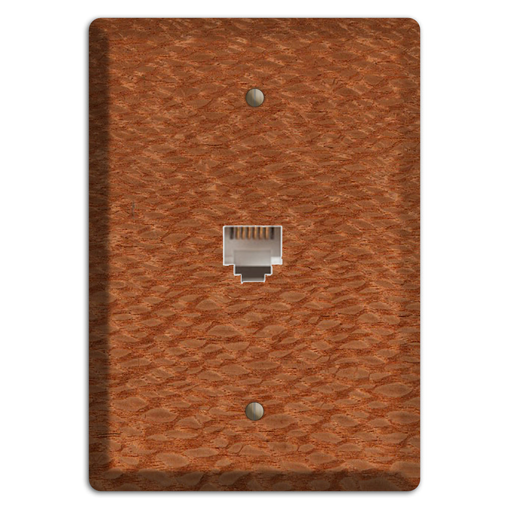 Lacewood Wood Phone Hardware with Plate
