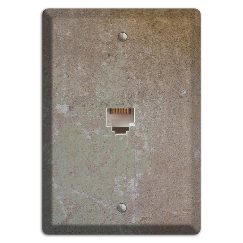 Old Concrete 8 Phone Wallplate
