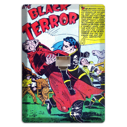 The Black Terror 2 Vintage Comics Phone Wallplate