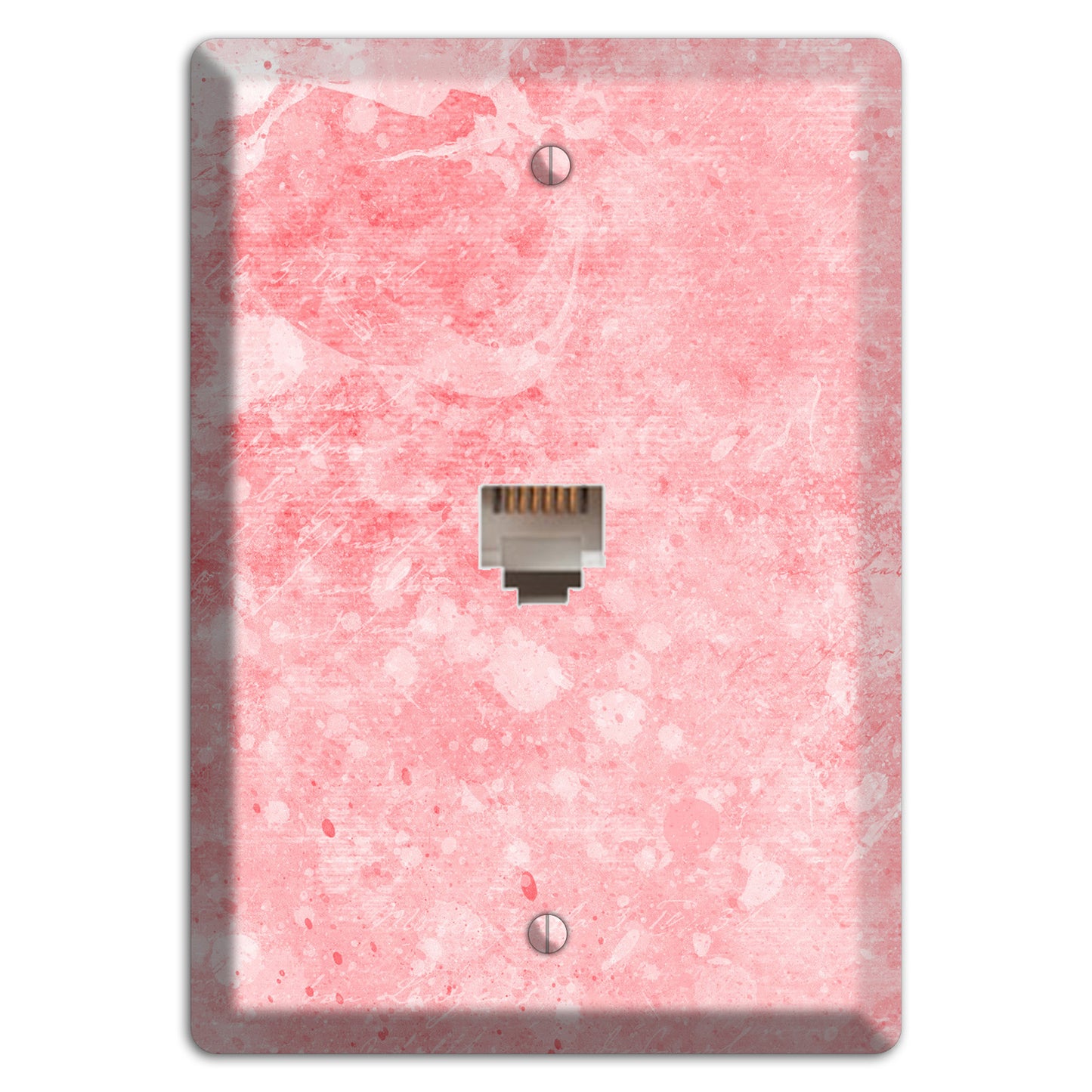 Rose Fog Soft Coral Phone Wallplate