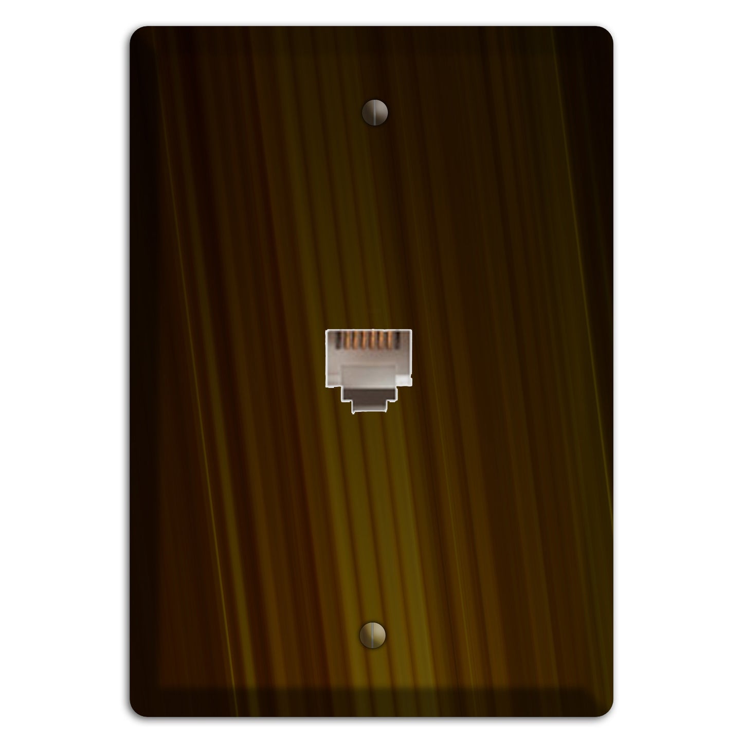 Brown Ray of Light Phone Wallplate