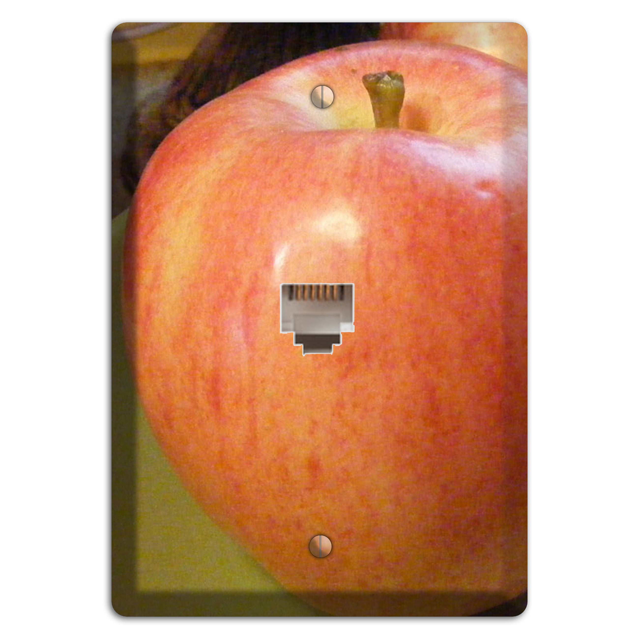 Large Apple Phone Wallplate