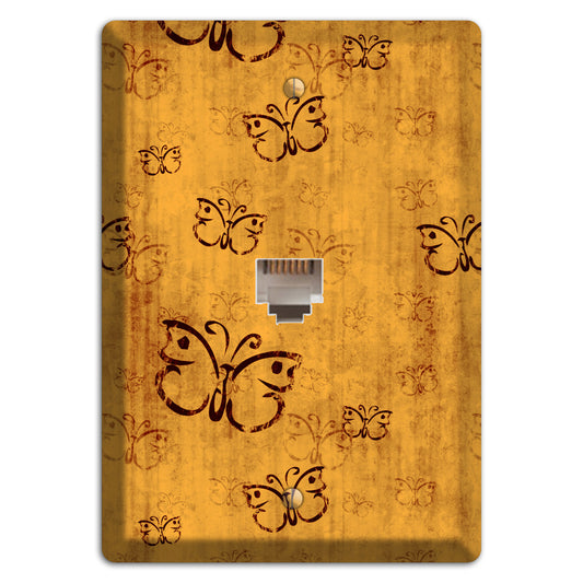 Mustard Butterfly Phone Wallplate