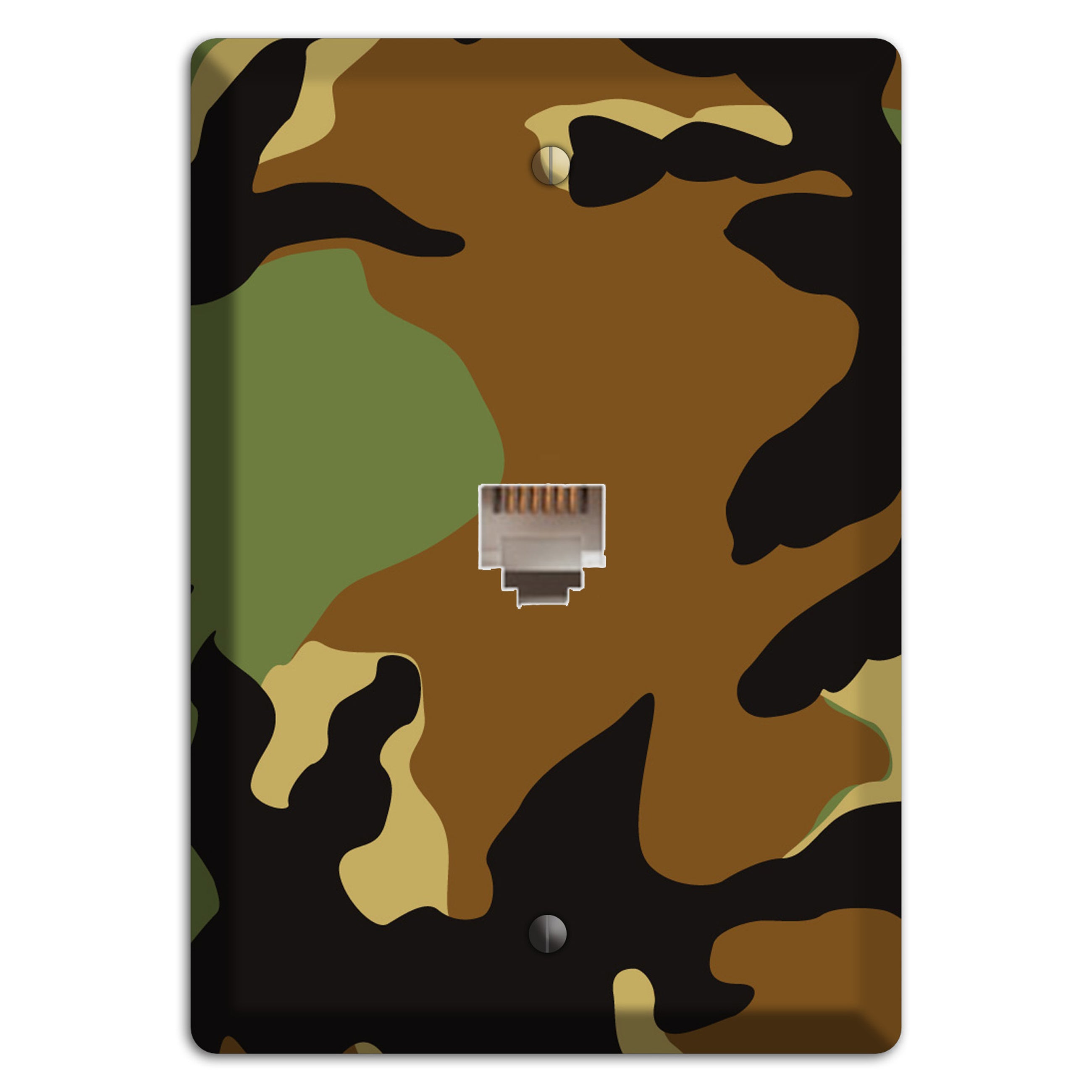 Camoflauge Phone Wallplate