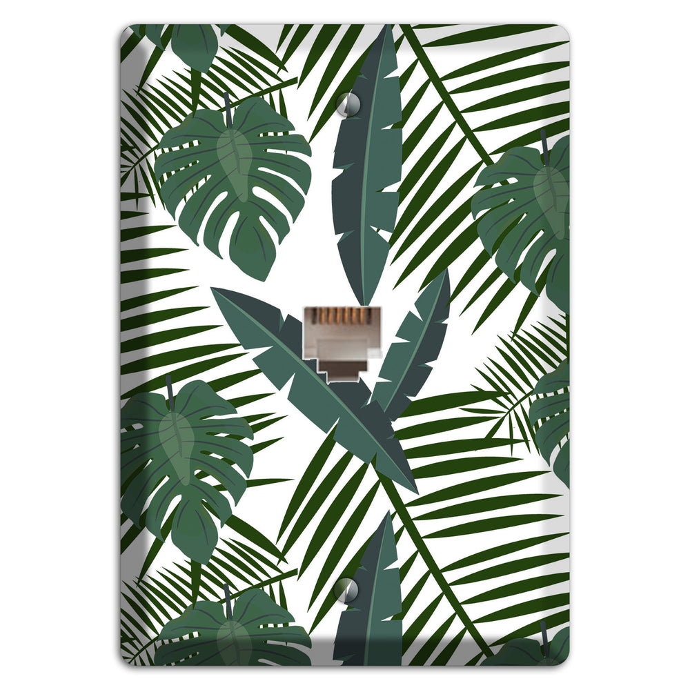 Leaves Style FF Phone Wallplate