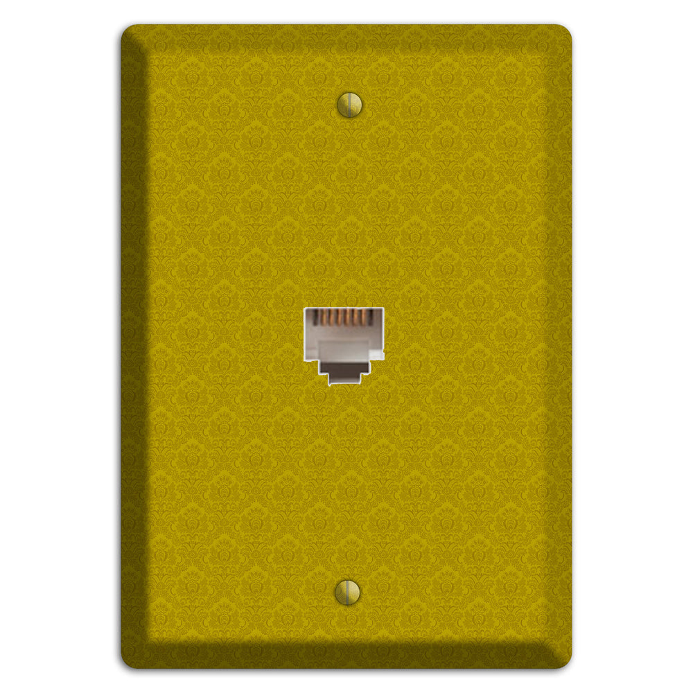 Mustard Cartouche Phone Wallplate