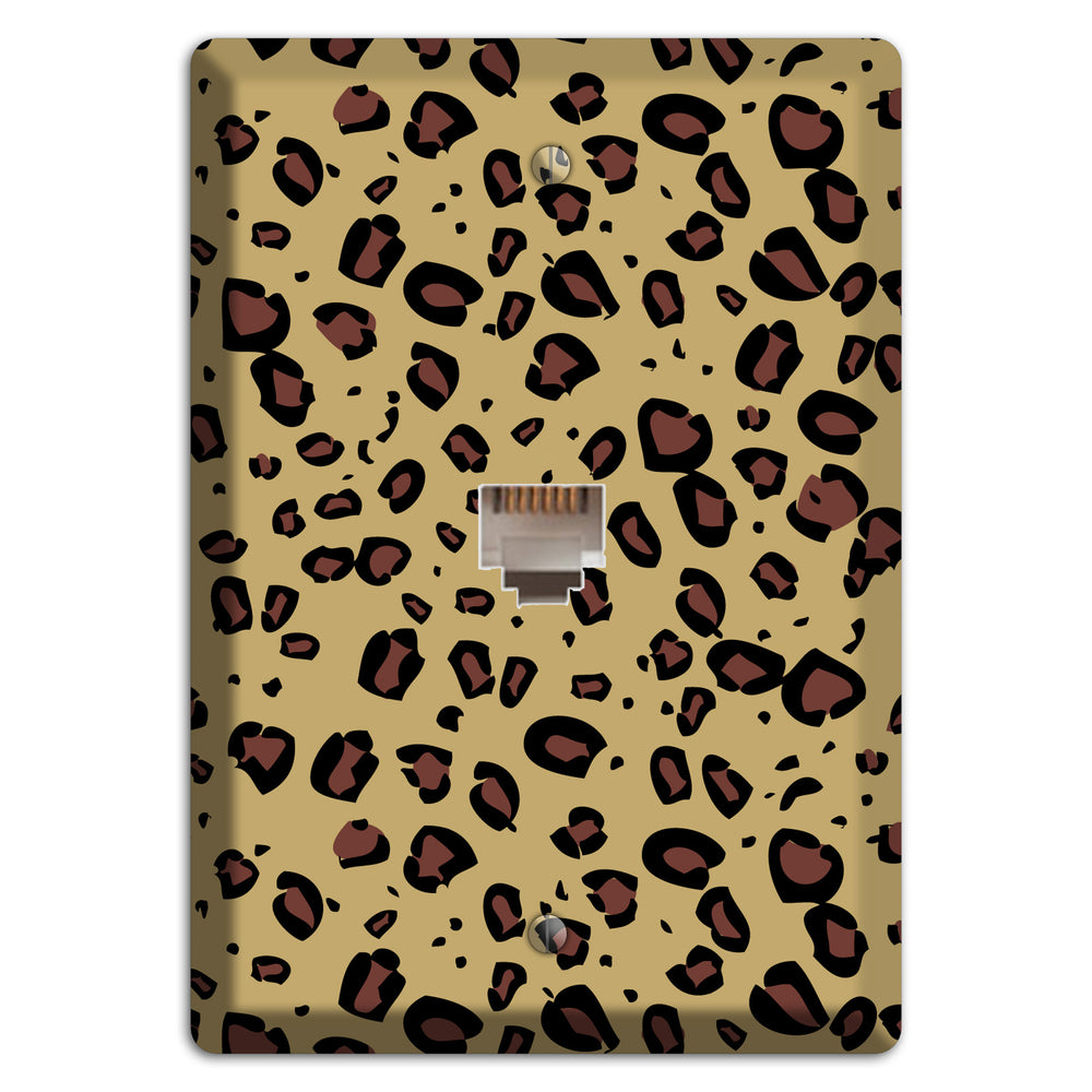 Leopard Phone Wallplate