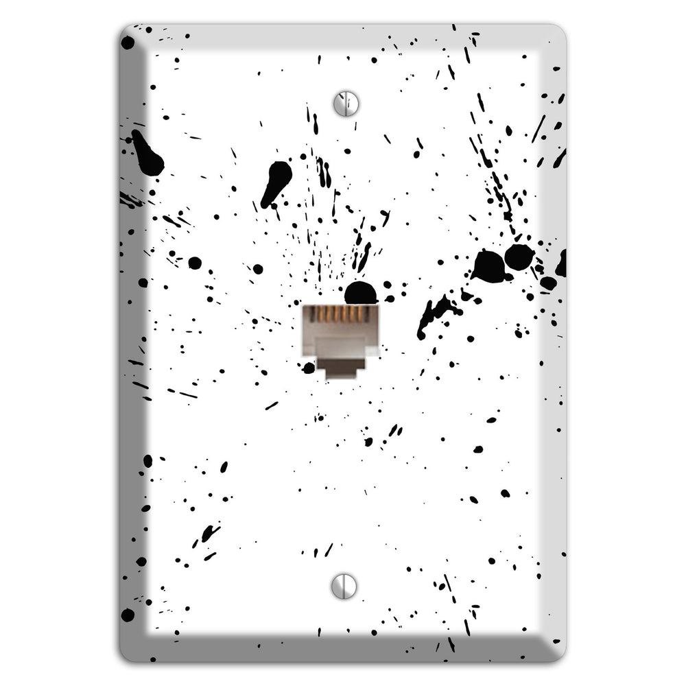 Ink Splash 8 Phone Wallplate