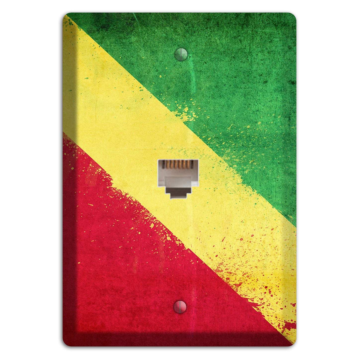 Congo Republic of Cover Plates Phone Wallplate