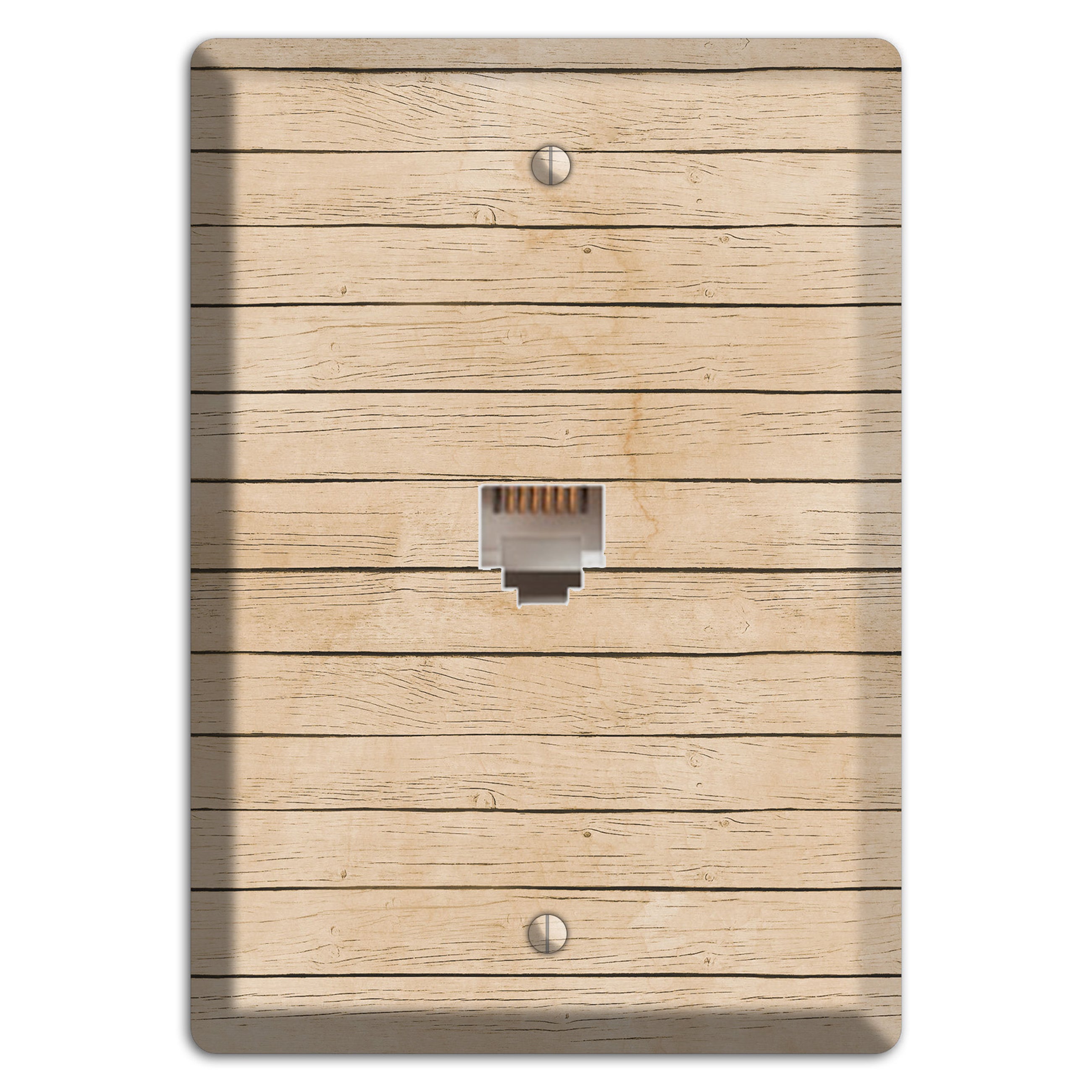 Akaroa Neutral Texture Phone Wallplate