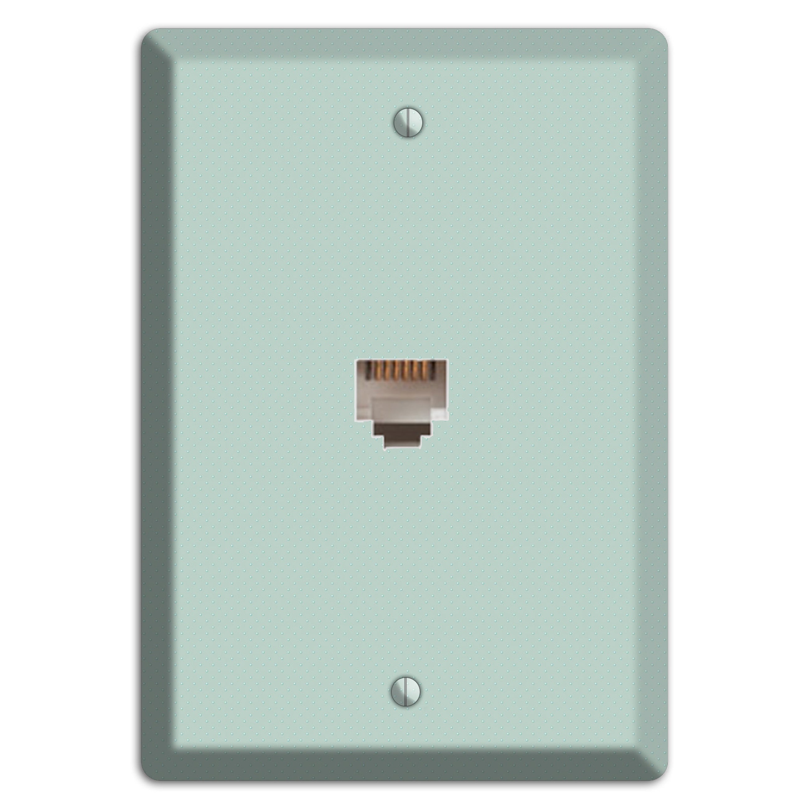 Sage with Tiny Dots Phone Wallplate