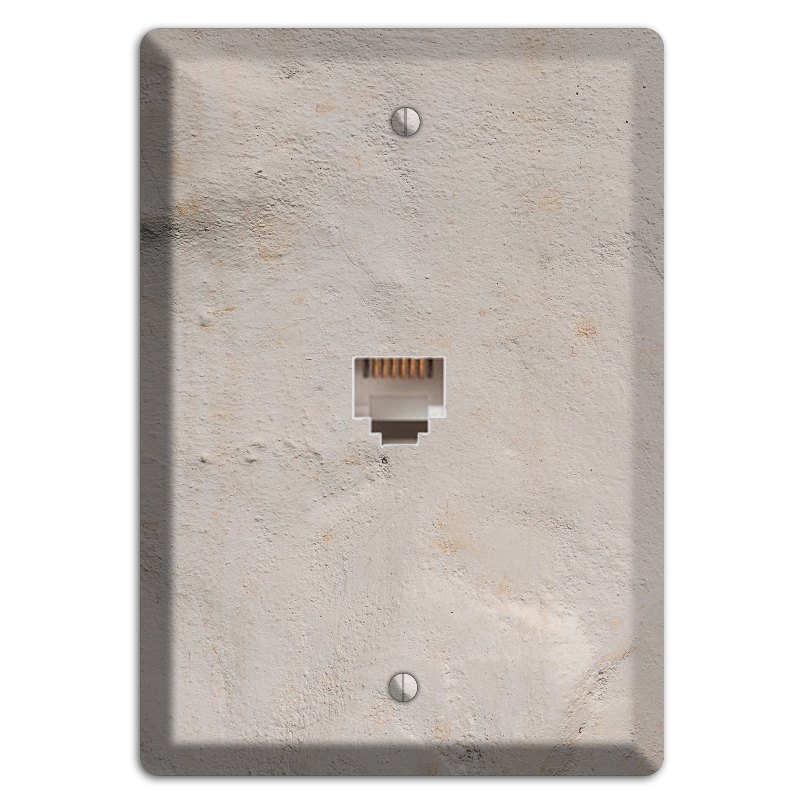 Trowled Concrete Phone Wallplate