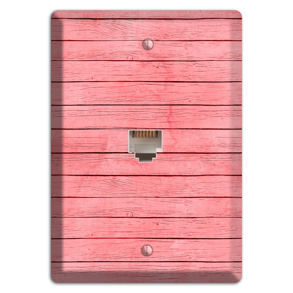 Sea Pink Soft Coral Phone Wallplate
