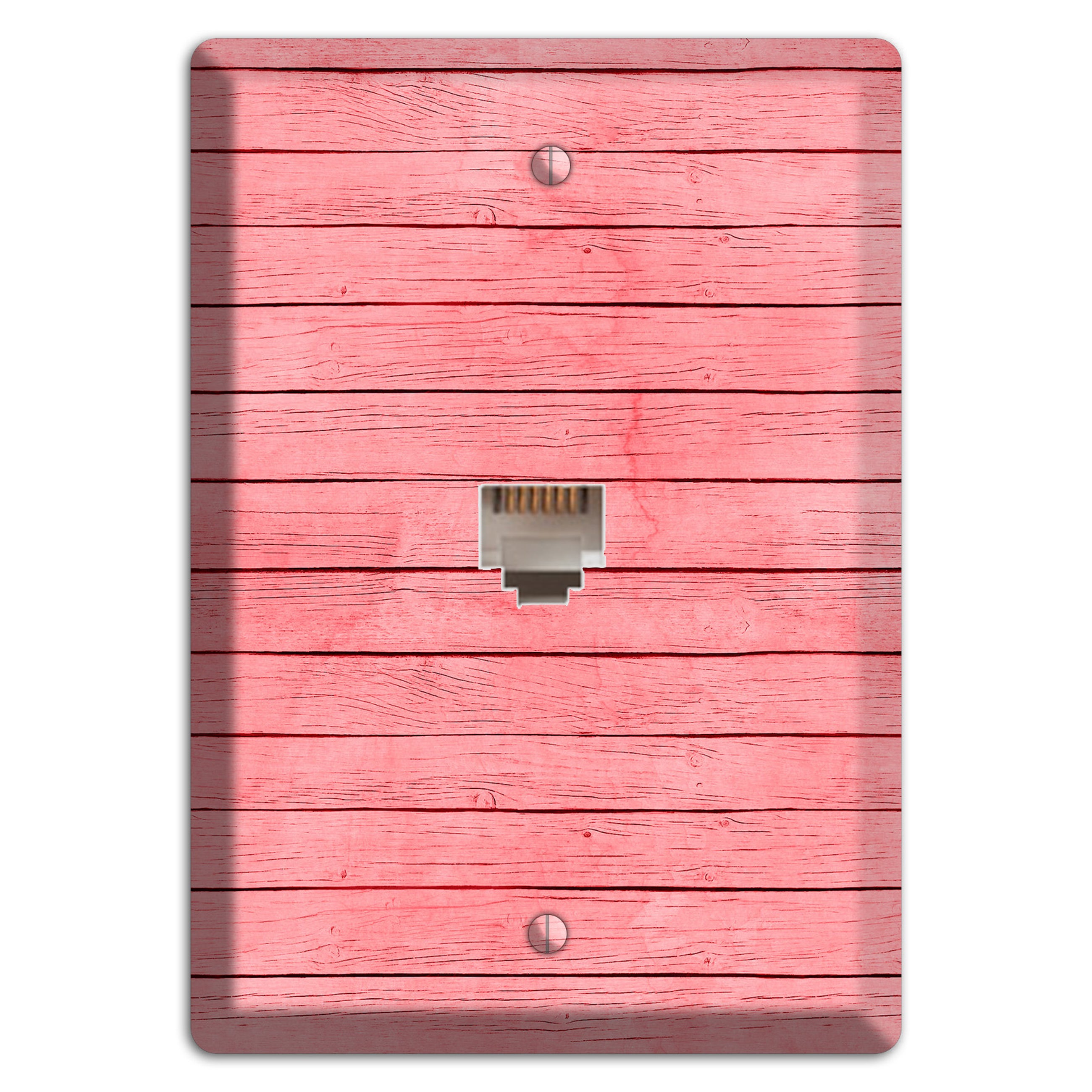 Sea Pink Soft Coral Phone Wallplate