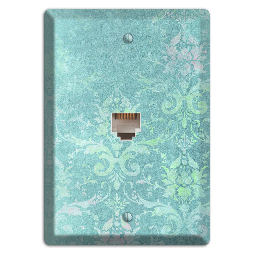 Logan Whimsical Damask Phone Wallplate