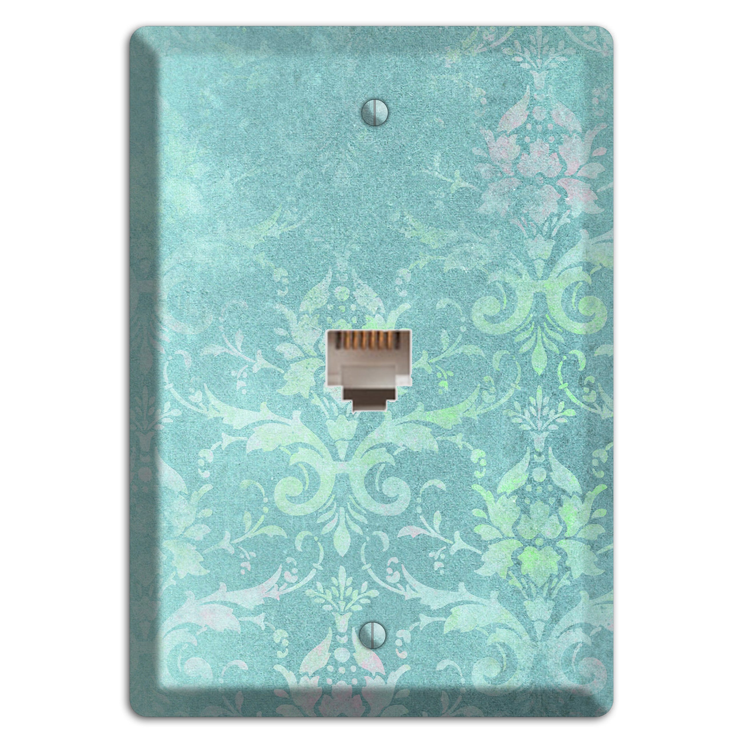 Logan Whimsical Damask Phone Wallplate