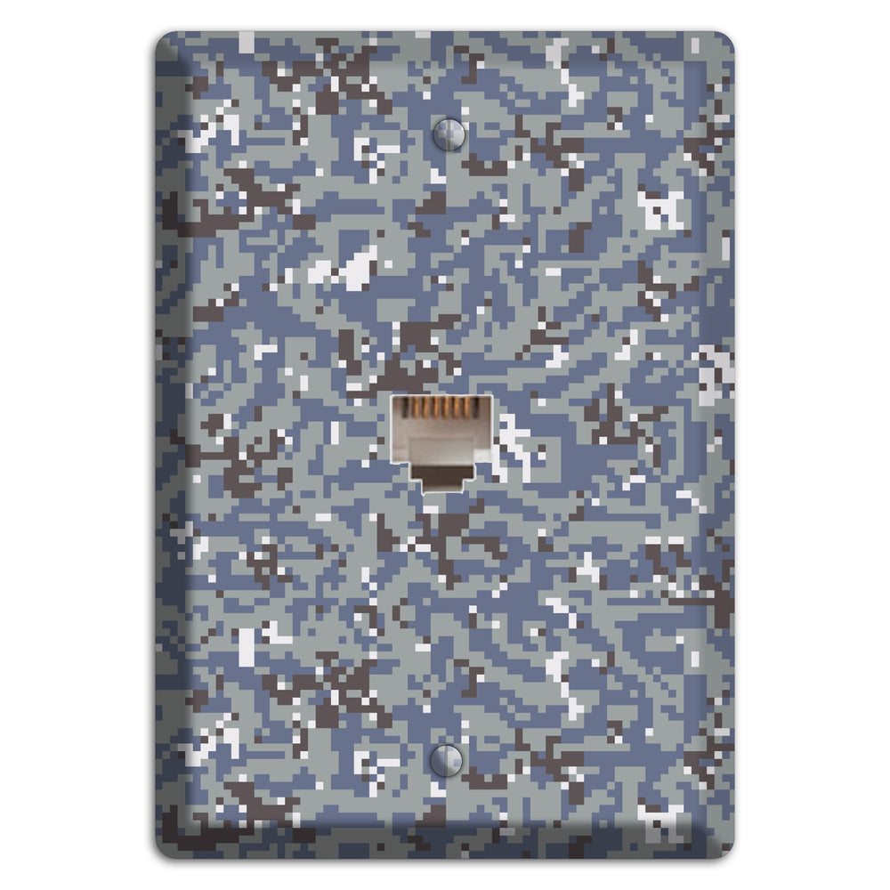NWU Grey Dom Camo Phone Wallplate