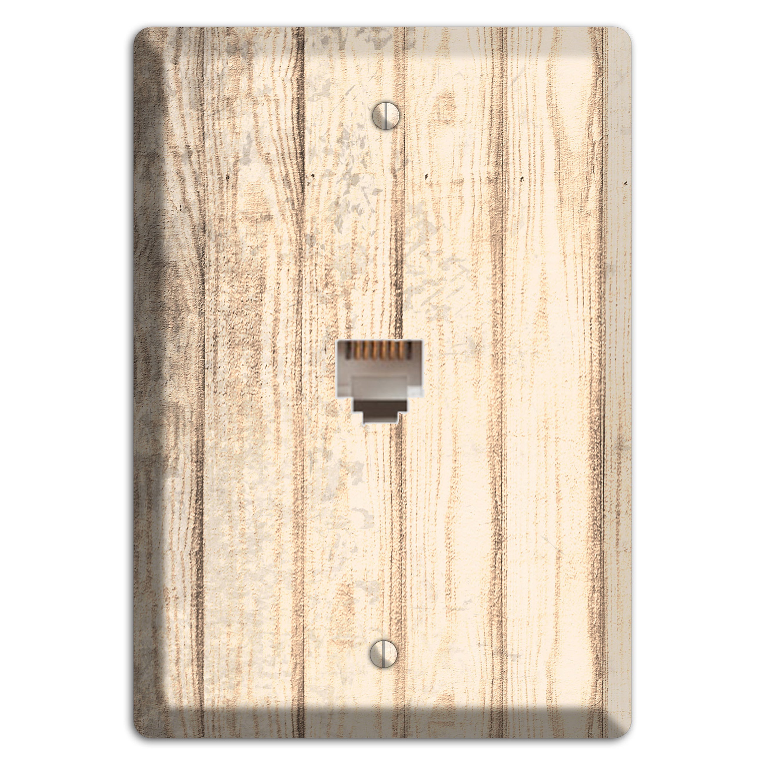 Sidecar Weathered Wood Phone Wallplate