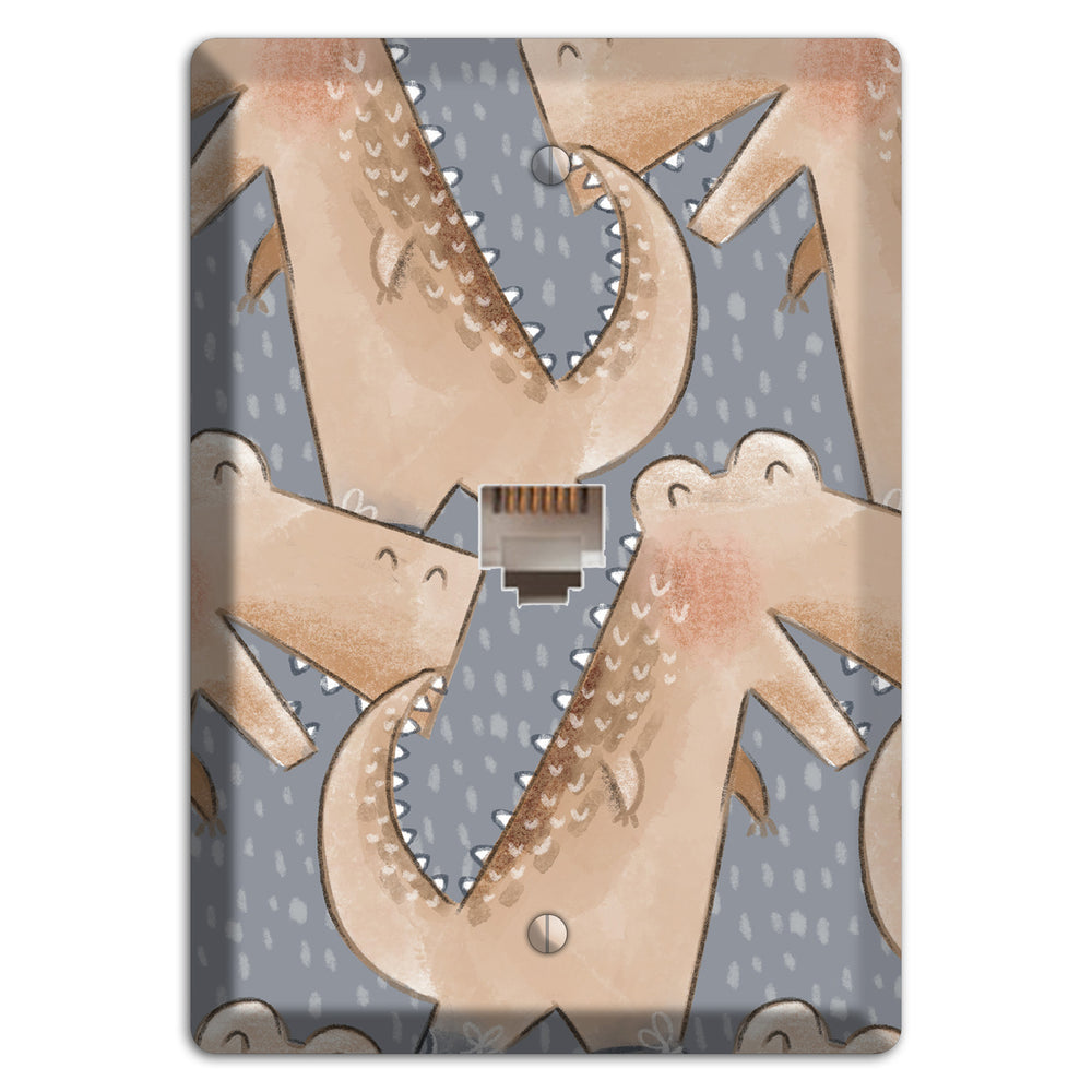 Alligator March Phone Wallplate