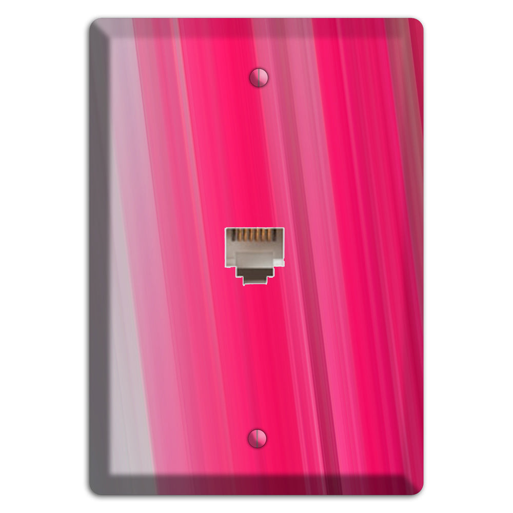 Pink Ray of Light Phone Wallplate