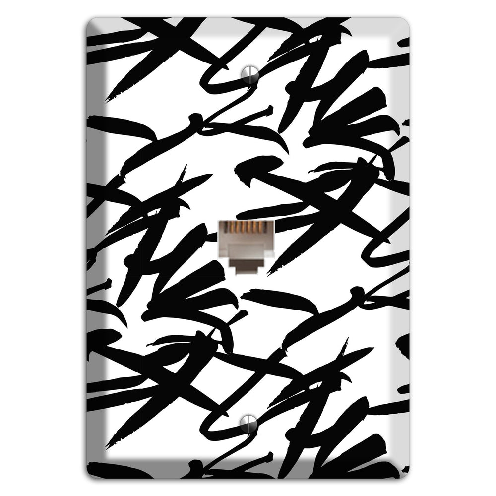 Ink Brushstrokes 2 Phone Wallplate