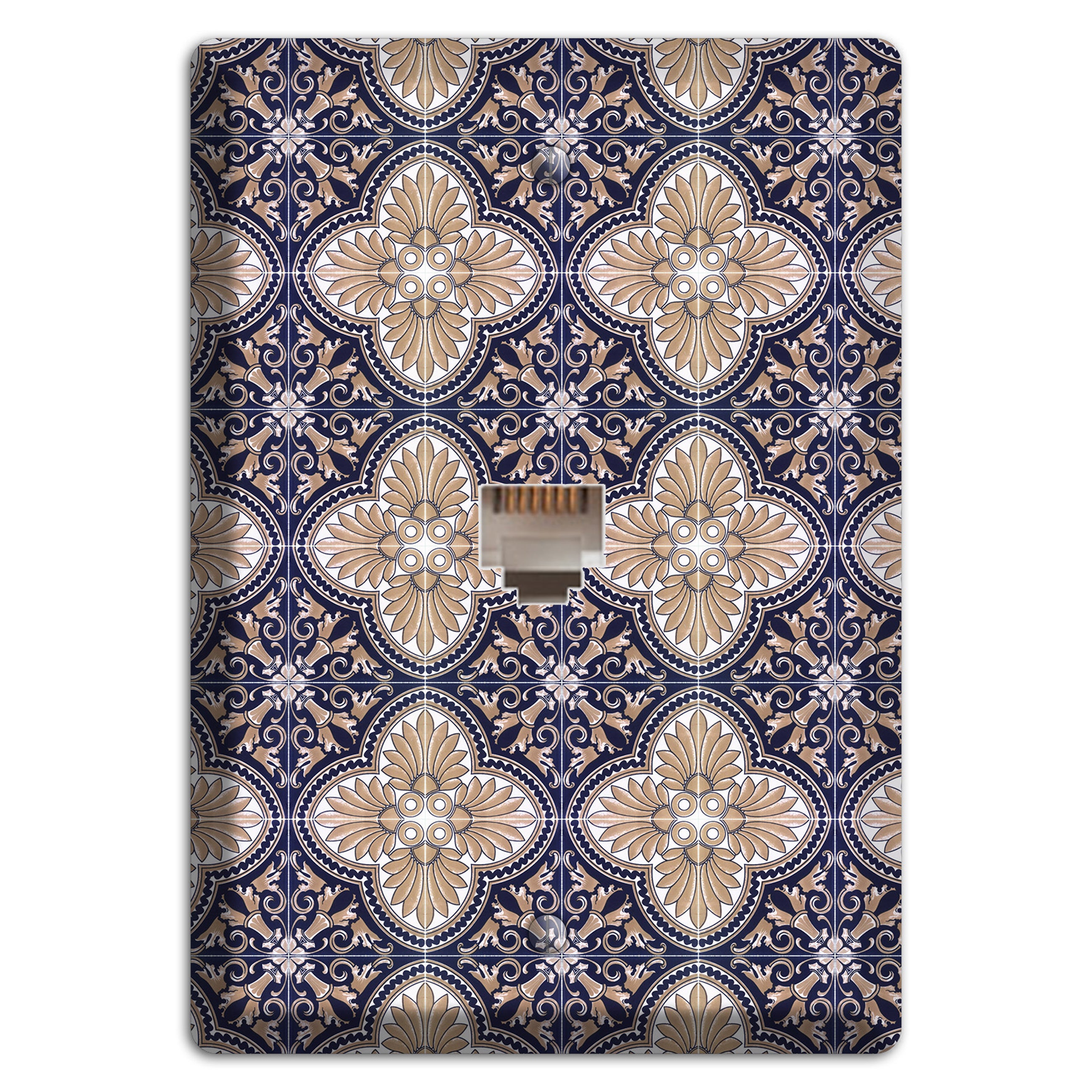 Tavira Tiles 4 Phone Wallplate