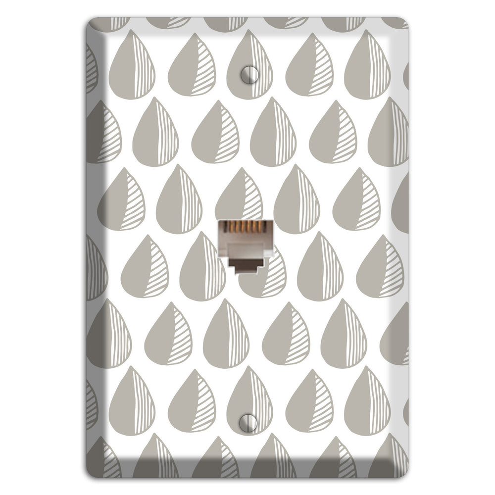 Simple Scandanavian Style MM Phone Wallplate