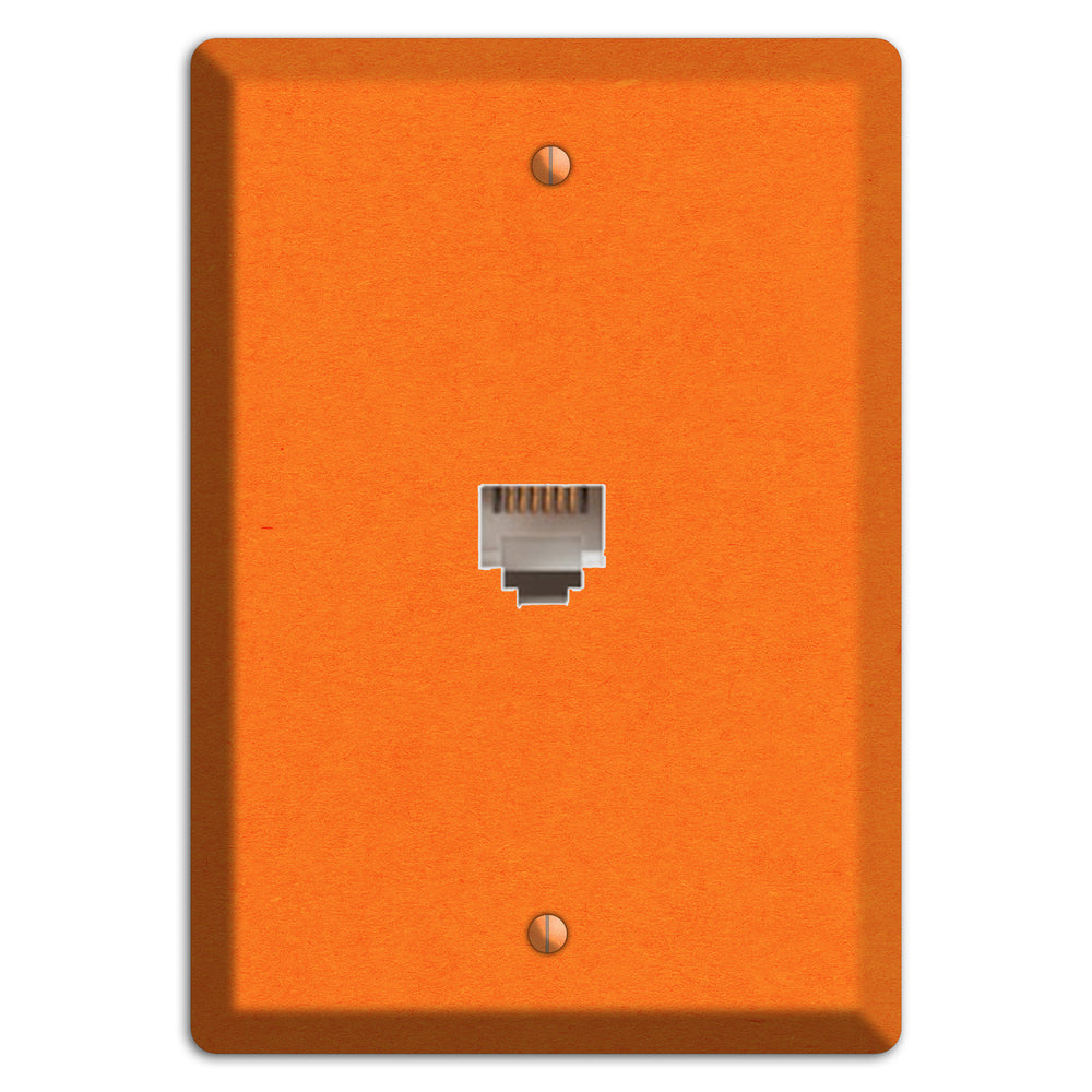 Pumpkin Kraft Phone Wallplate