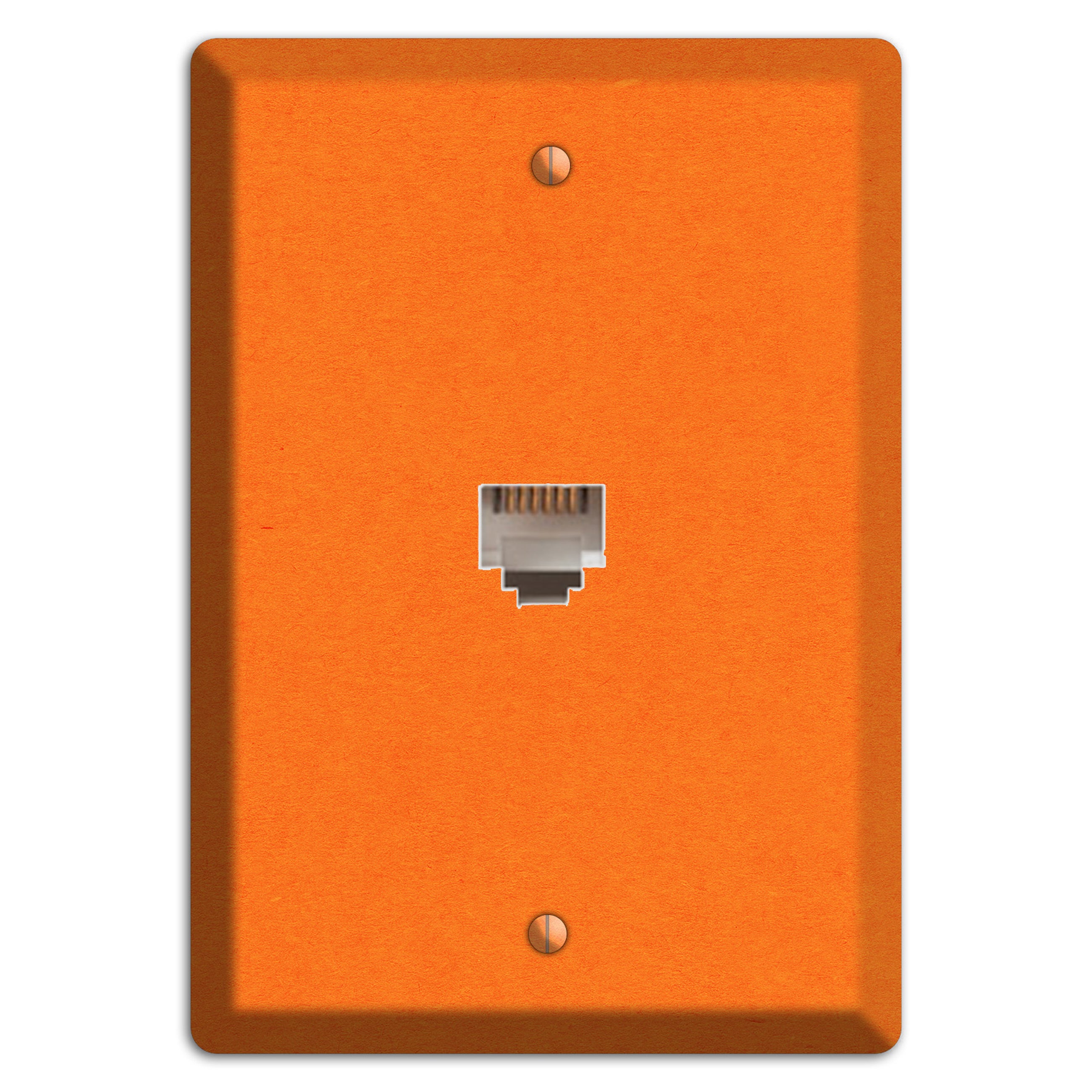 Pumpkin Kraft Phone Wallplate