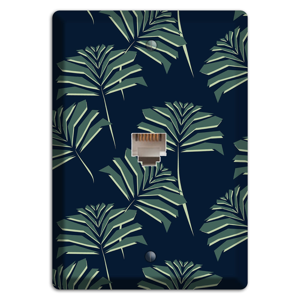 Leaves Style C Phone Wallplate