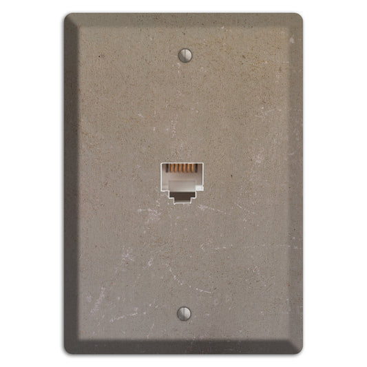 Old Concrete 6 Phone Wallplate