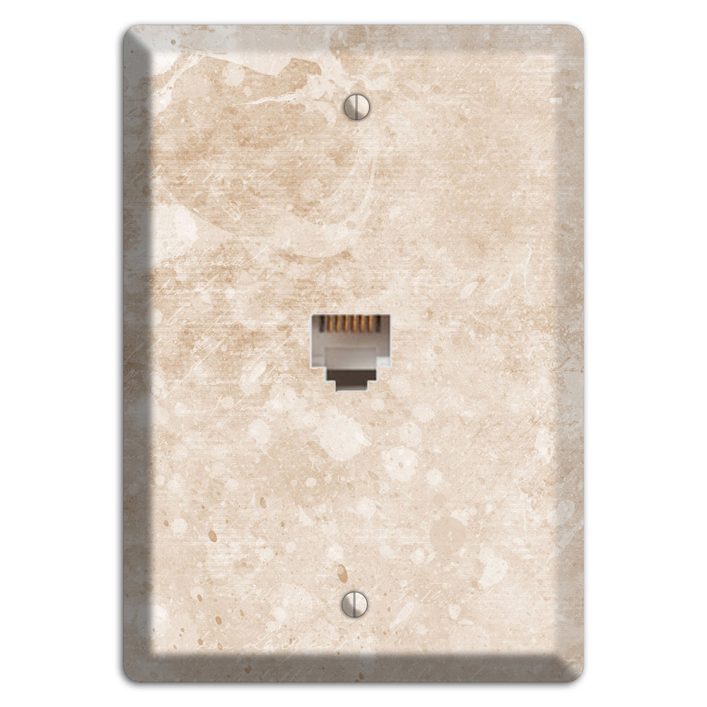 Logan Whimsical Damask Phone Wallplate