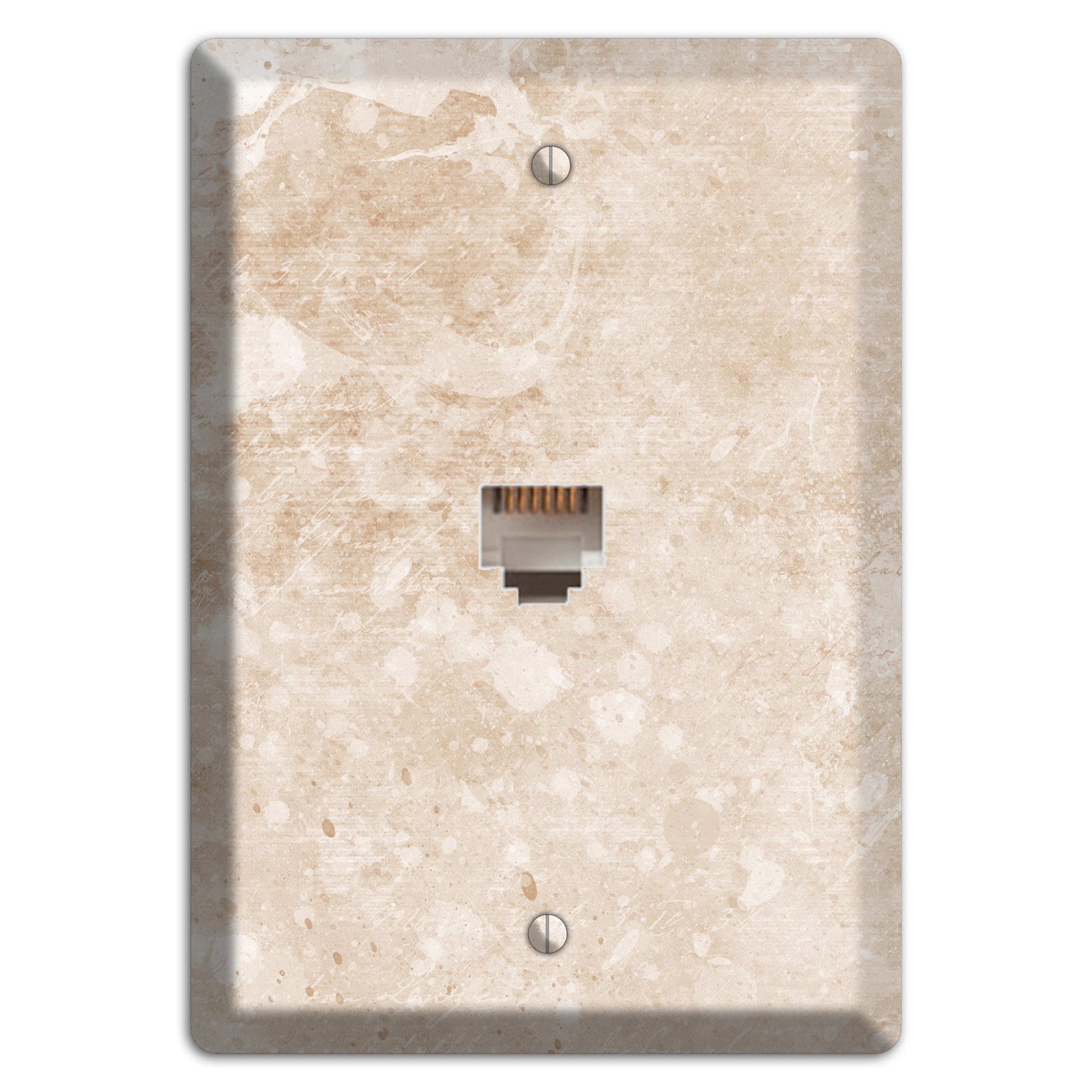 Logan Whimsical Damask Phone Wallplate