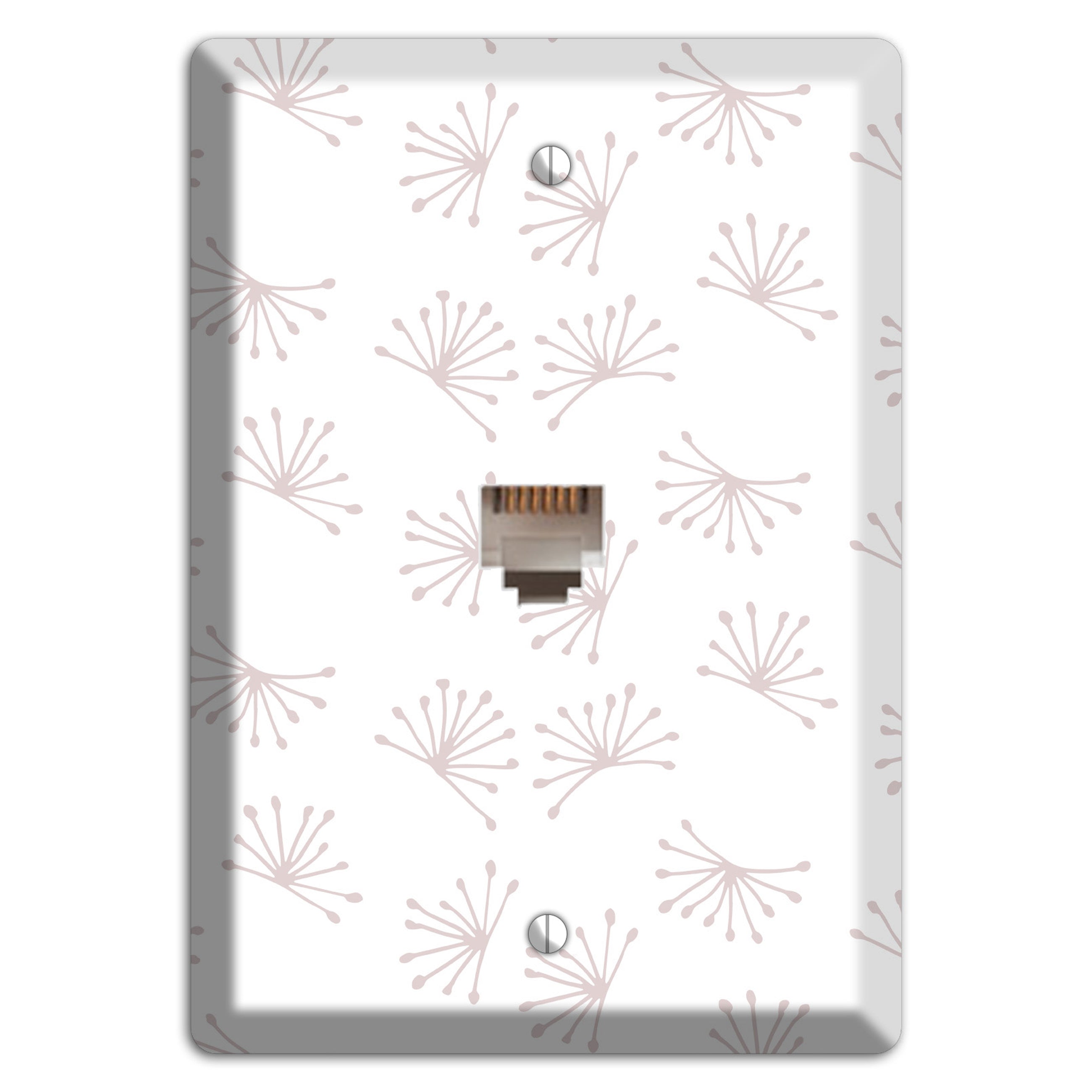 Abstract 2 Phone Wallplate