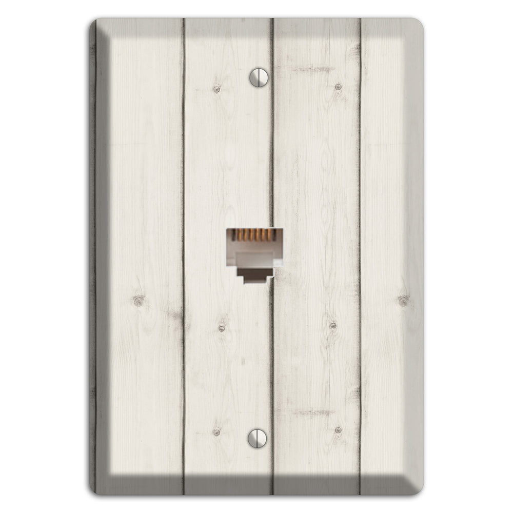 Satin Linen Antique Phone Wallplate