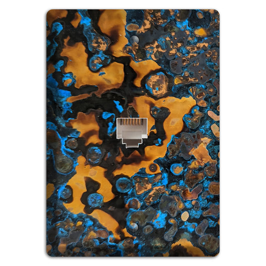 Copper Turquoise Phone Hardware with Plate