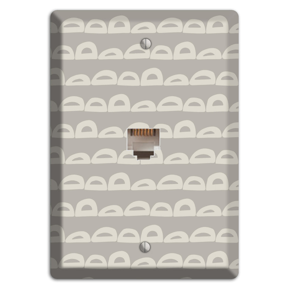 Logan Whimsical Damask Phone Wallplate