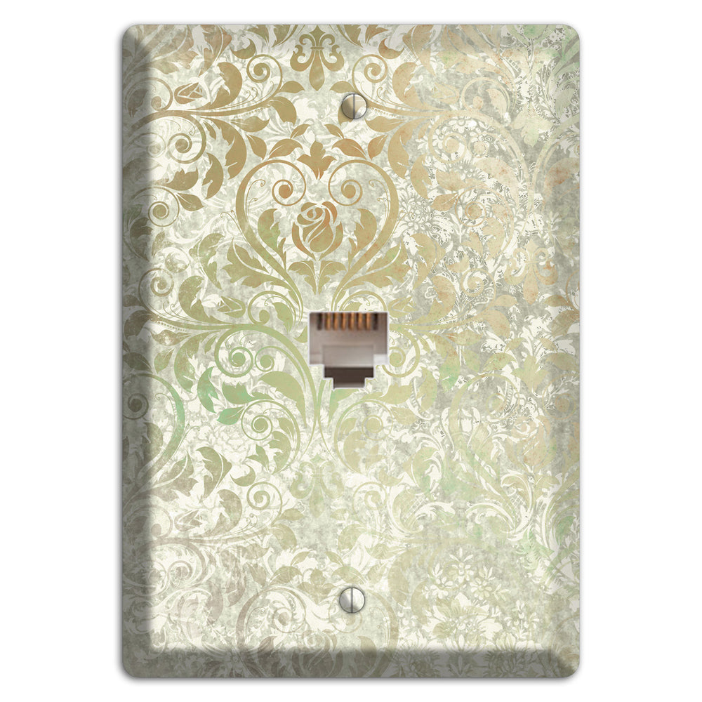 Tana Whimsical Damask Phone Wallplate