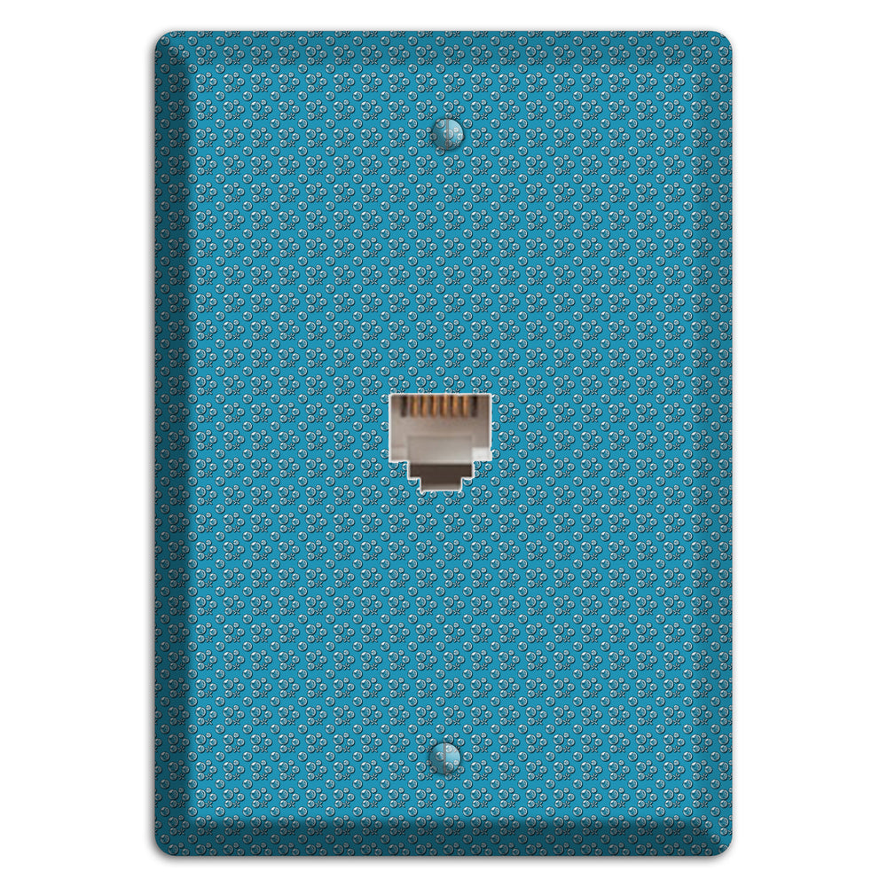 Blue Bubbles Phone Wallplate