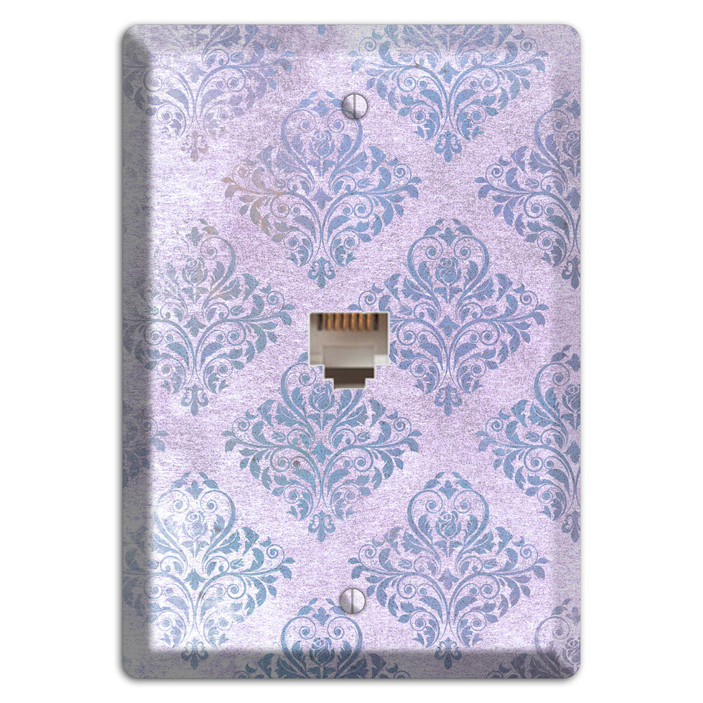 Logan Whimsical Damask Phone Wallplate