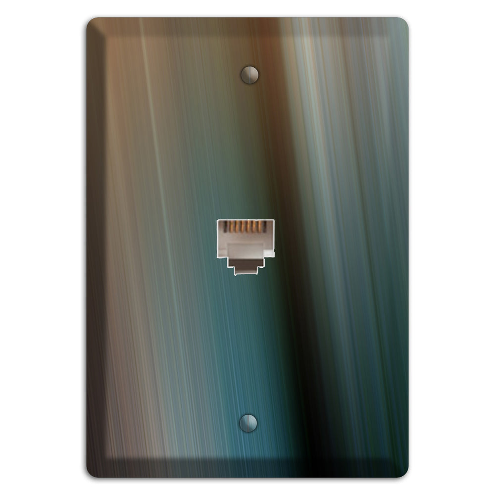 Brown and Blue Ray of Light Phone Wallplate