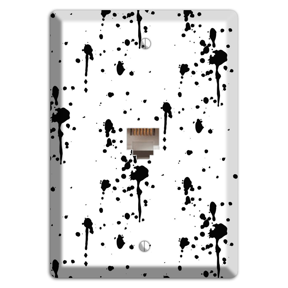 Ink Drips 7 Phone Wallplate