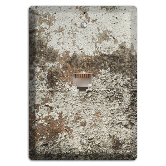 Old Concrete 12 Phone Wallplate