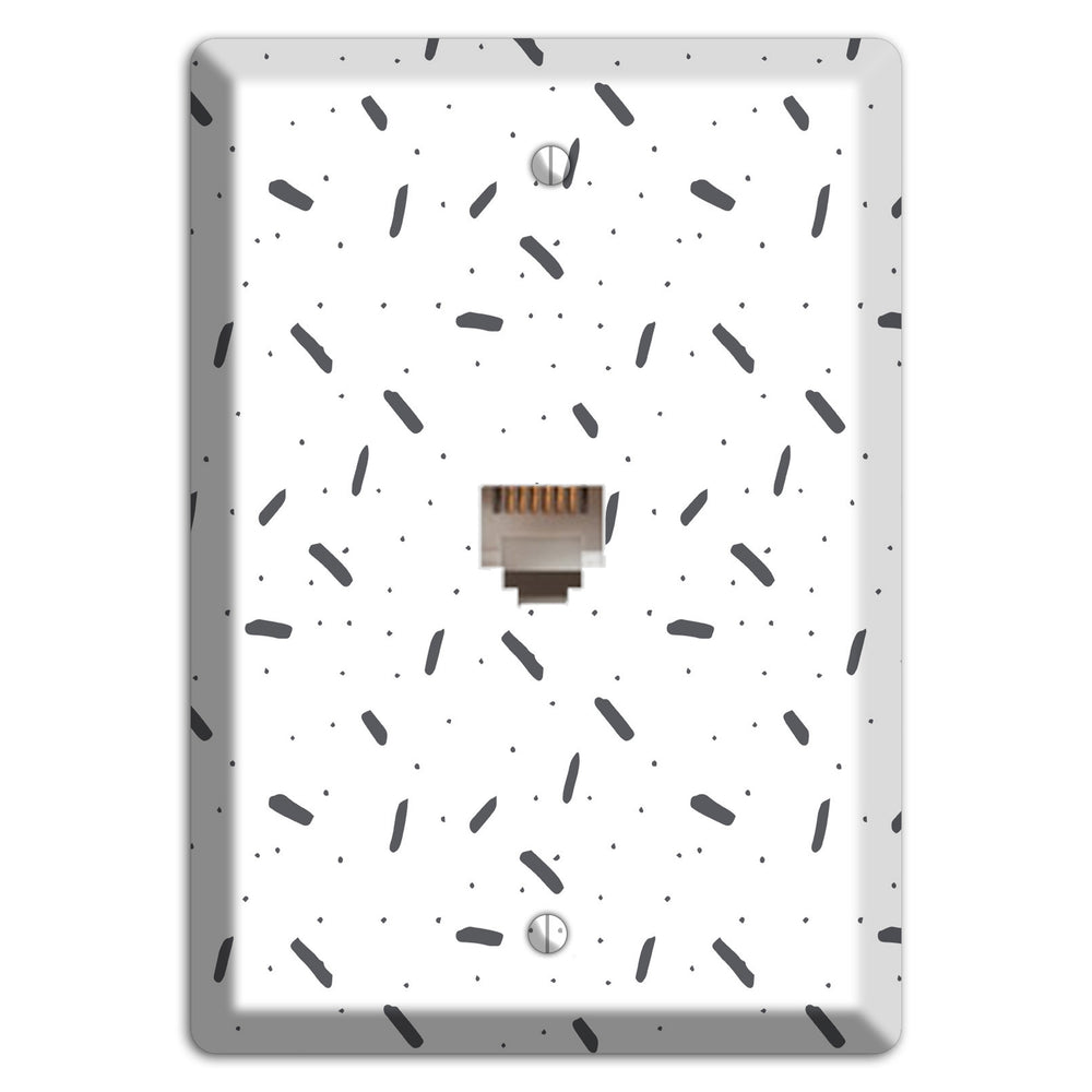 Abstract 13 Phone Wallplate
