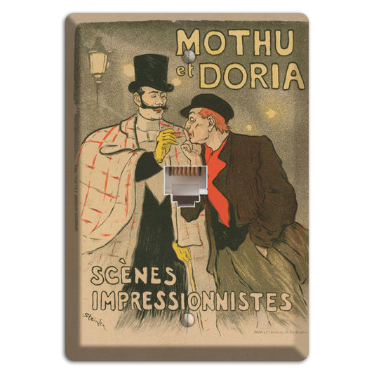 Mothu at Doria Vintage Poster Phone Wallplate