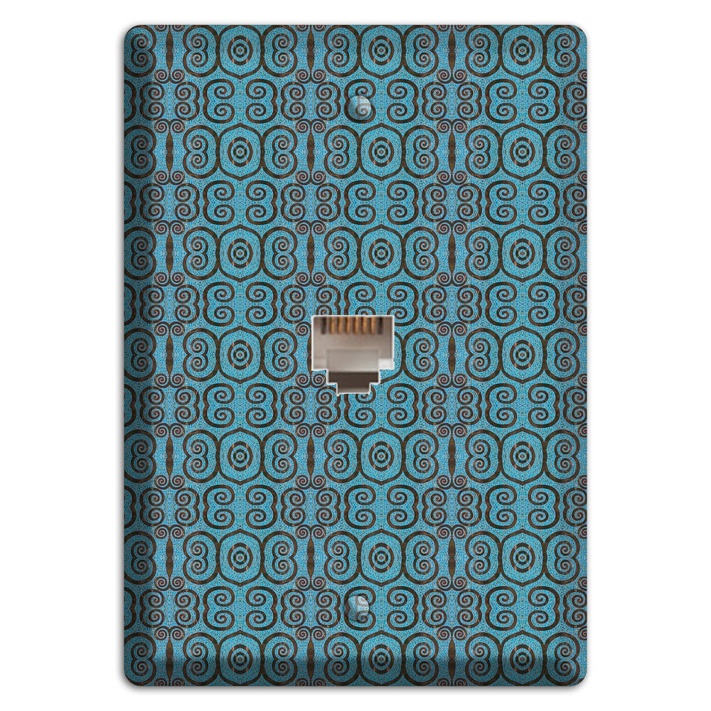 Blue Tapestry Phone Wallplate