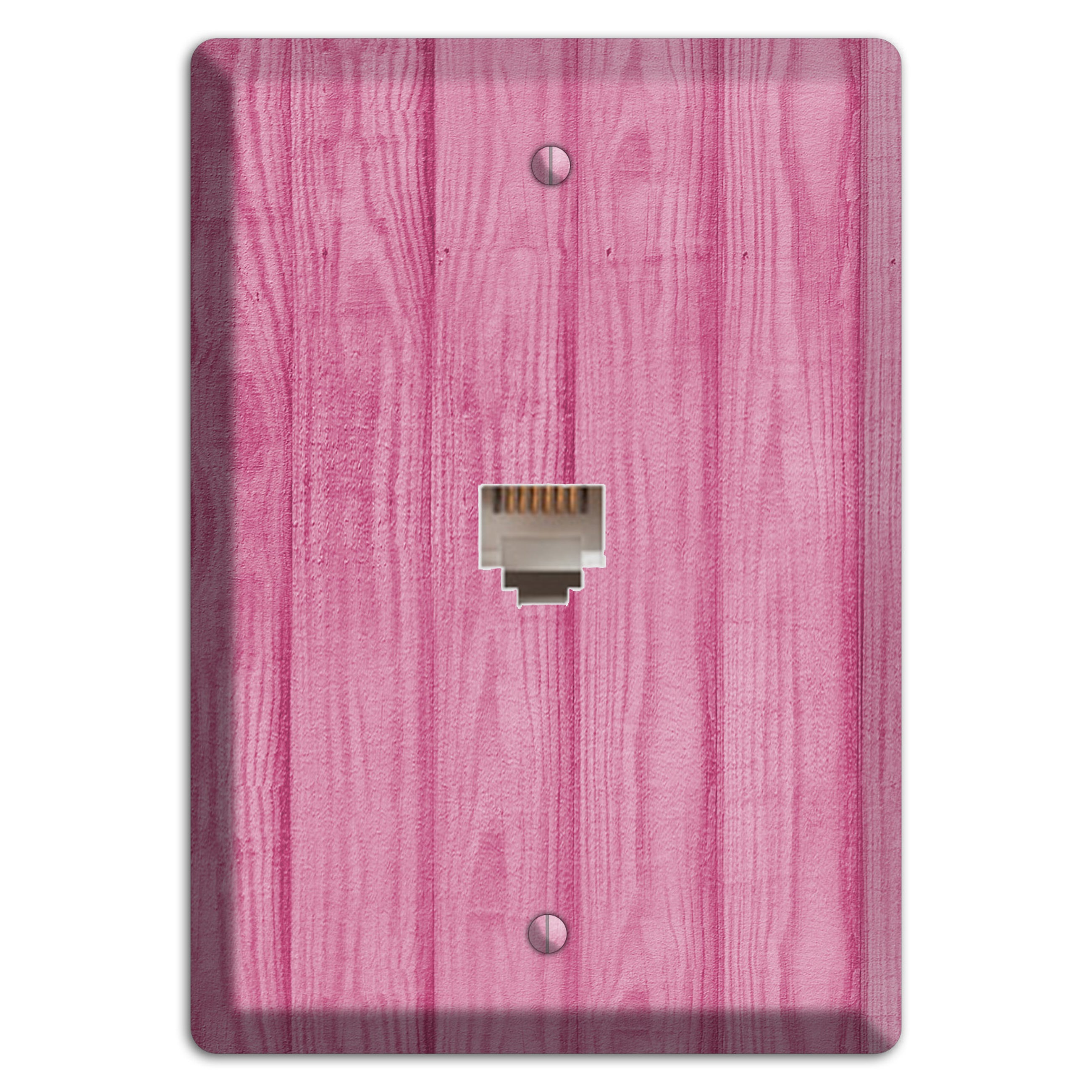 Can Can Pink Texture Phone Wallplate