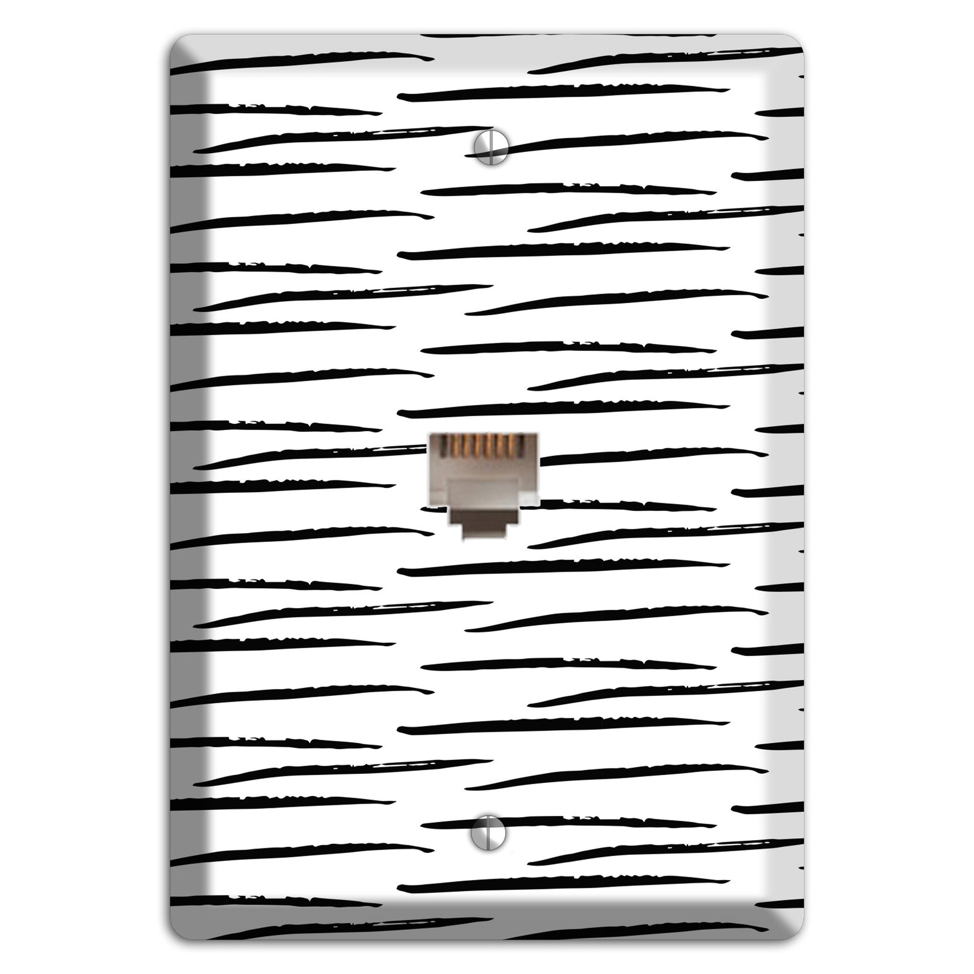 Ink Brushstrokes 9 Phone Wallplate