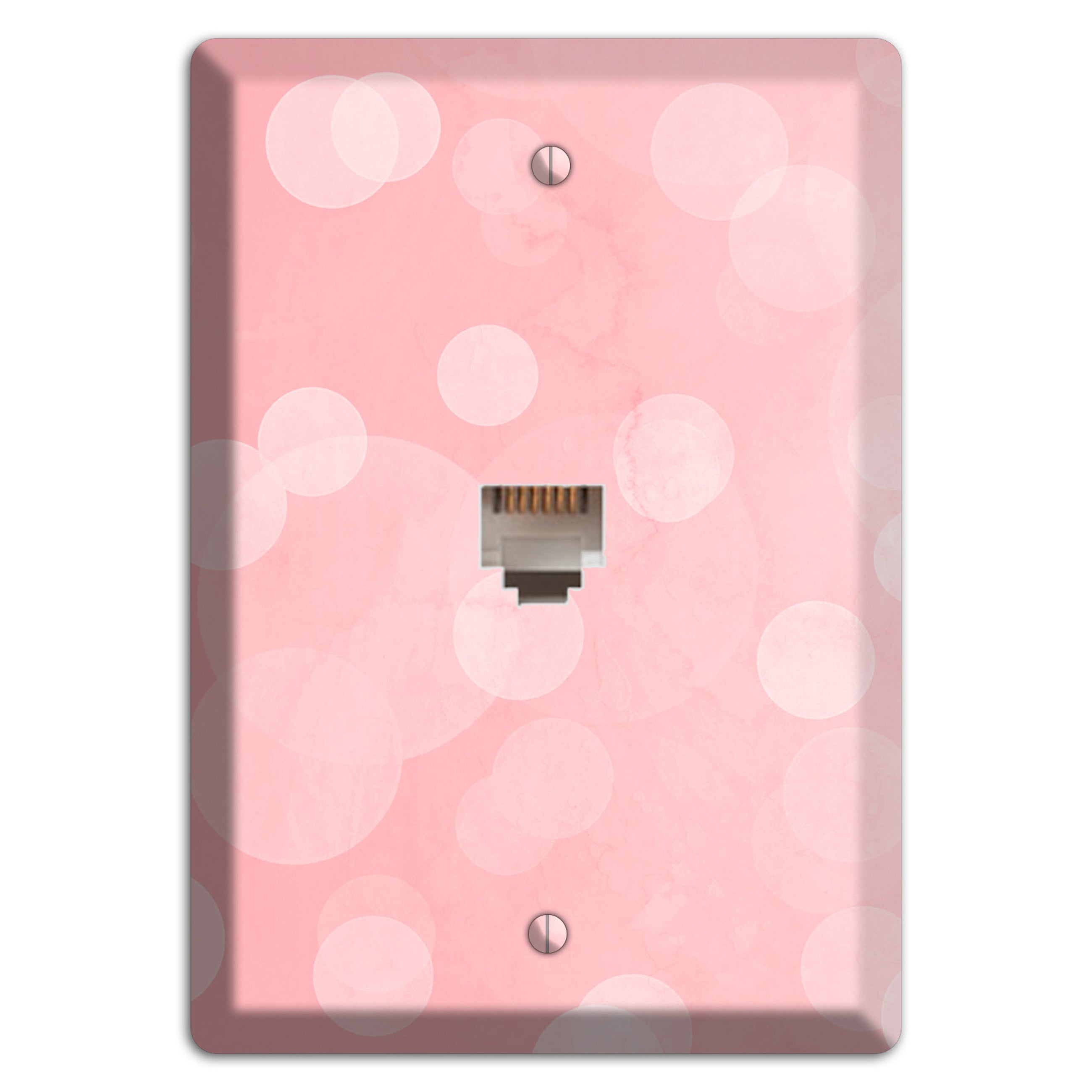 Supernova Soft Coral Phone Wallplate