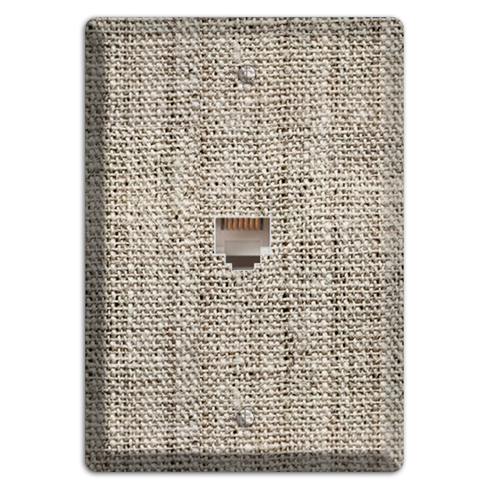 Niagara Burlap Phone Wallplate